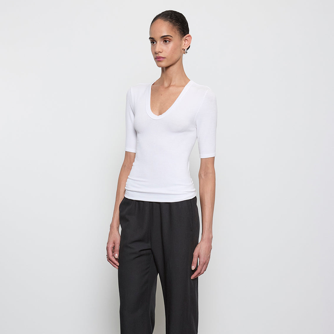 Fashionista Heaven Silk Half Sleeve Top — Lieke