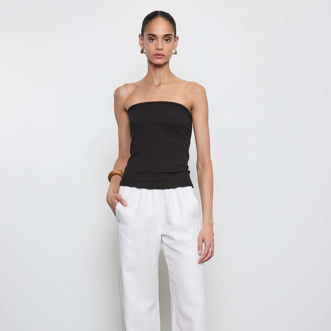 Fashionista Heaven Silk Tube Top — Sara