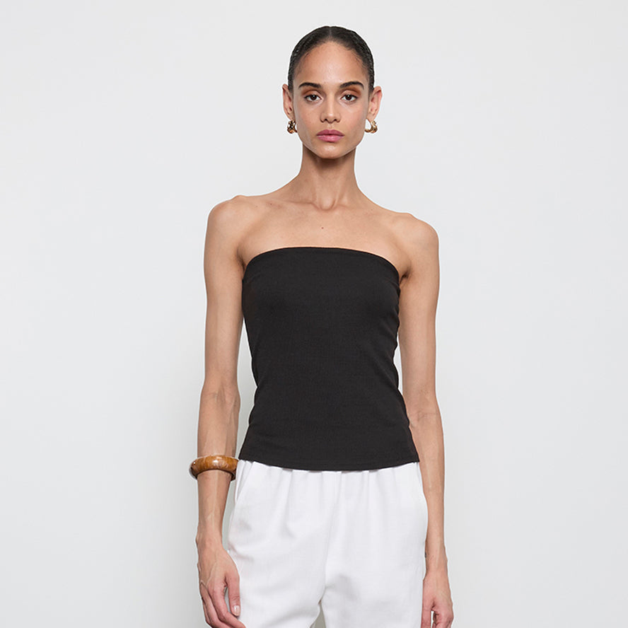 Fashionista Heaven Silk Tube Top — Sara