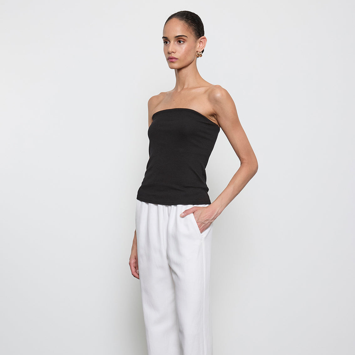 Fashionista Heaven Silk Tube Top — Sara