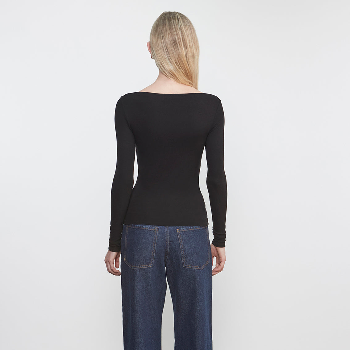 Fashionista Heaven Silk Boatneck Top — Lana