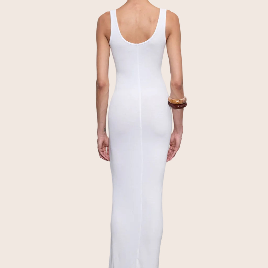 Silk Rib Maxi Dress — Cynthia