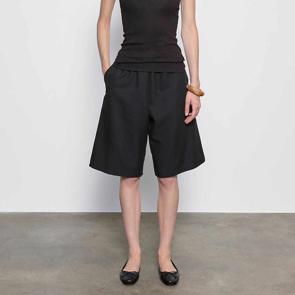 Fashionista Heaven Twill Bermuda Short — Rosalind