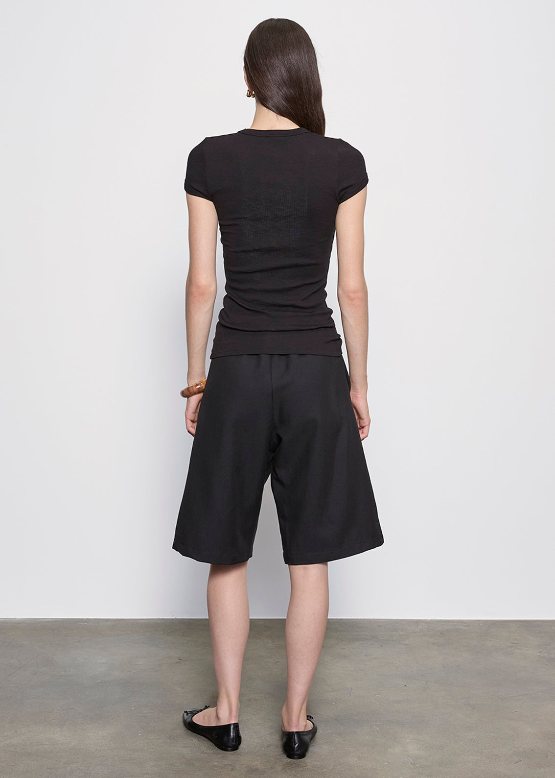 Fashionista Heaven Twill Bermuda Short — Rosalind