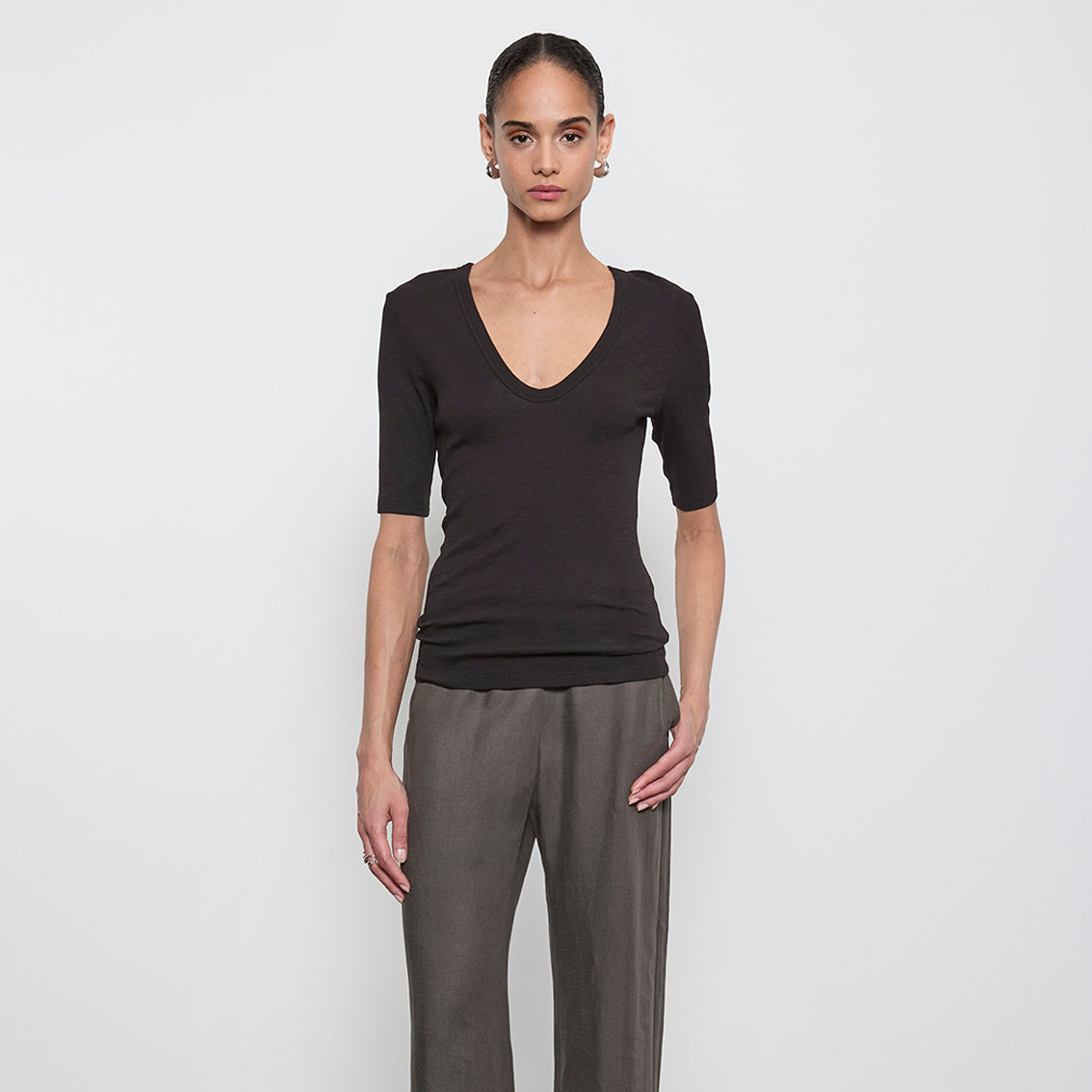 Fashionista Heaven Knit Half Sleeve Top — Tessa