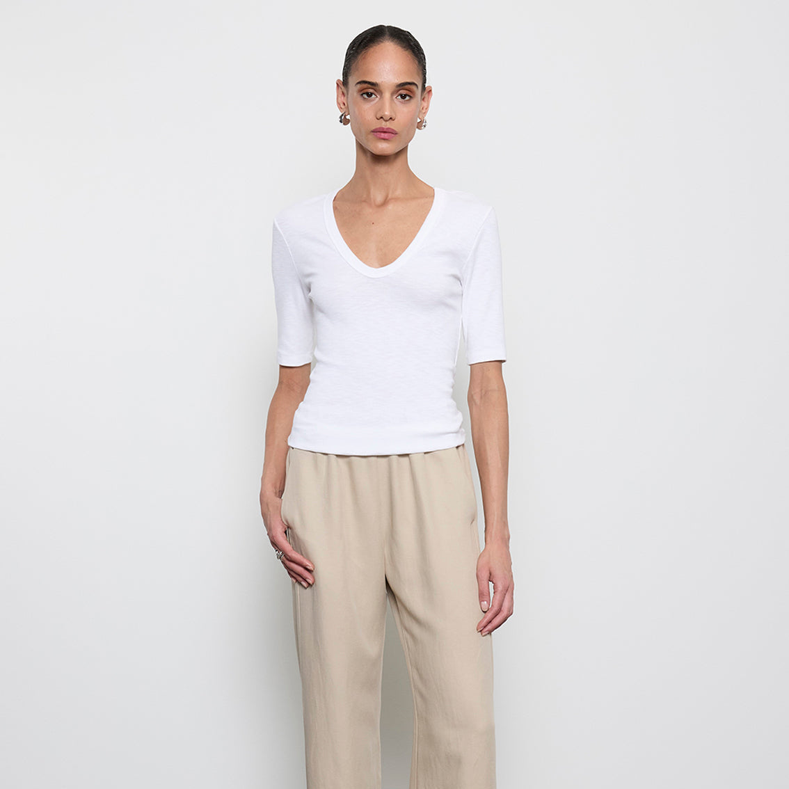 Fashionista Heaven Knit Half Sleeve Top — Tessa
