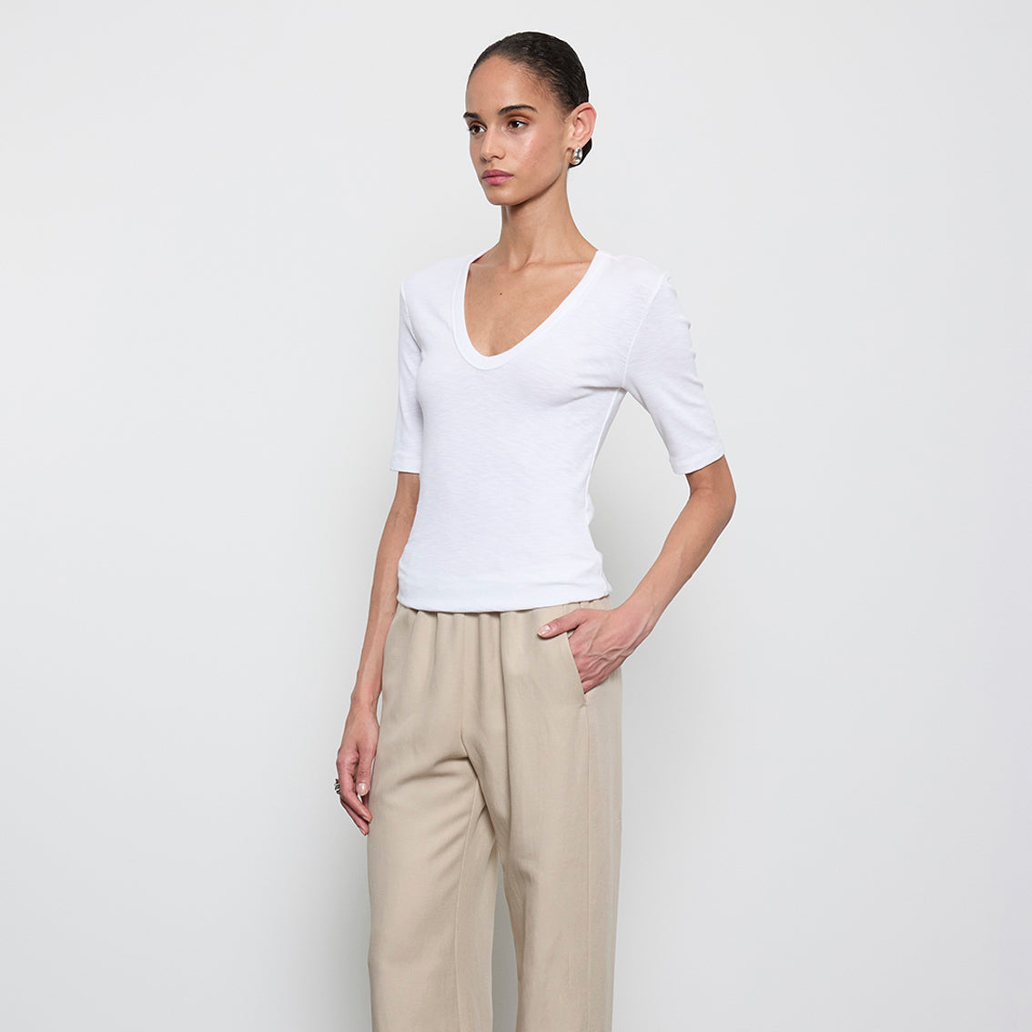 Fashionista Heaven Knit Half Sleeve Top — Tessa