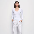 Fashionista Heaven Knit Long Sleeve Top — June