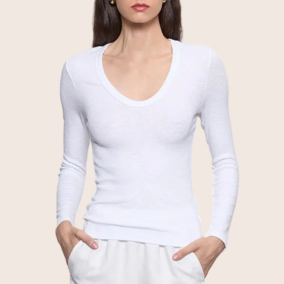 Fashionista Heaven Knit Long Sleeve Top — June