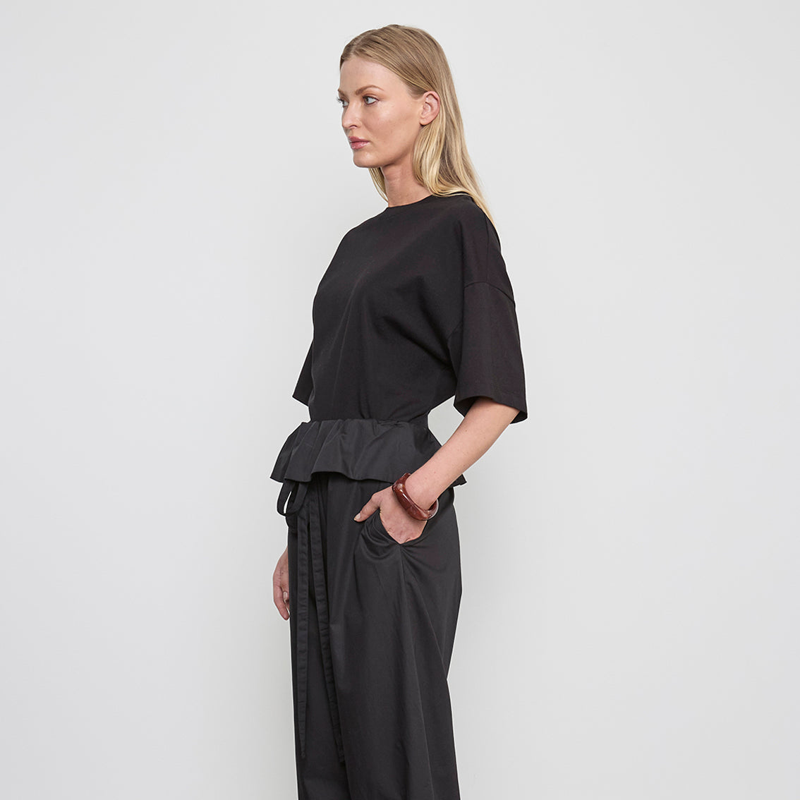 Fashionista Heaven Cotton Curve Top — Cleo