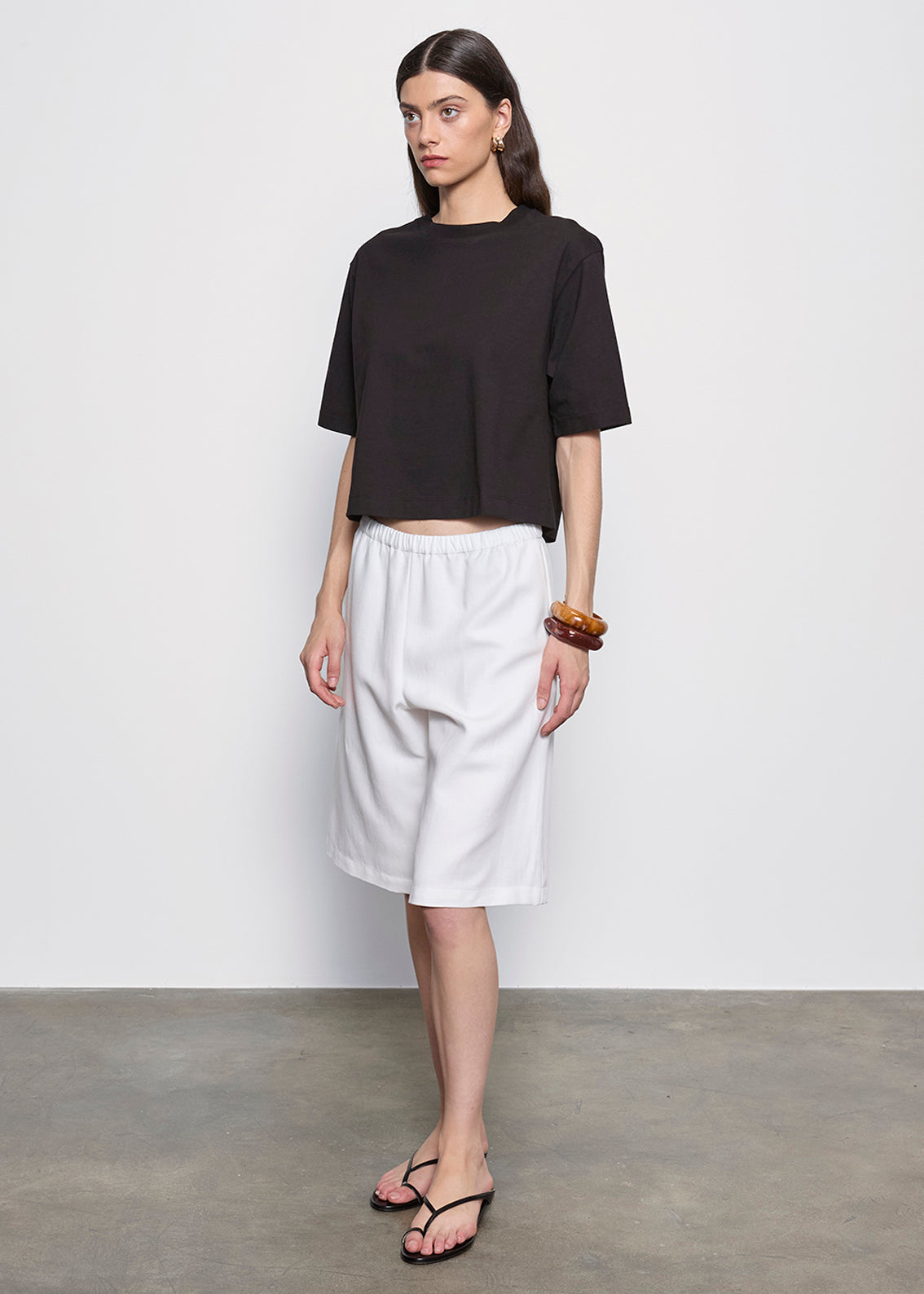 Fashionista Heaven Twill Bermuda Short — Rosalind