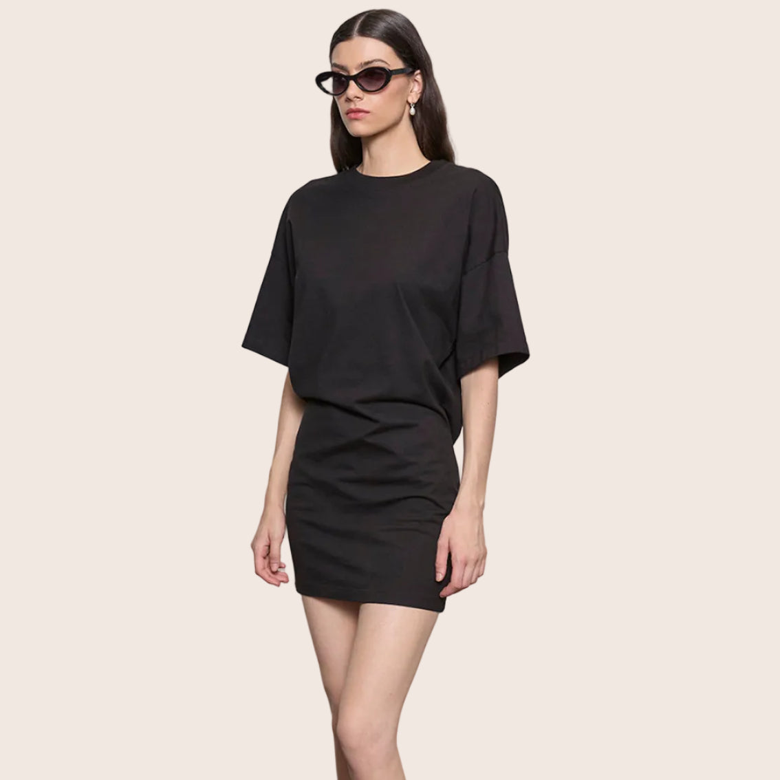 S/S Supima Curve Mini Dress — Alexia