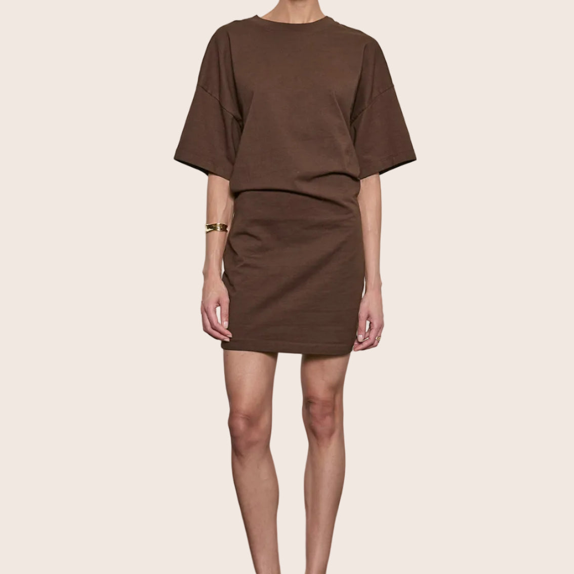 S/S Supima Curve Mini Dress — Alexia
