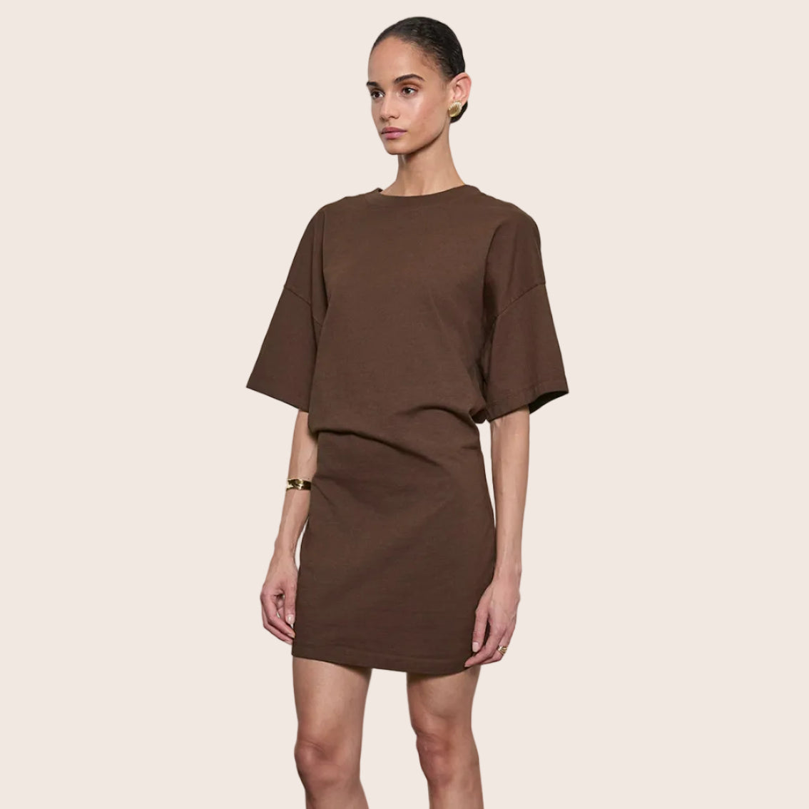 S/S Supima Curve Mini Dress — Alexia