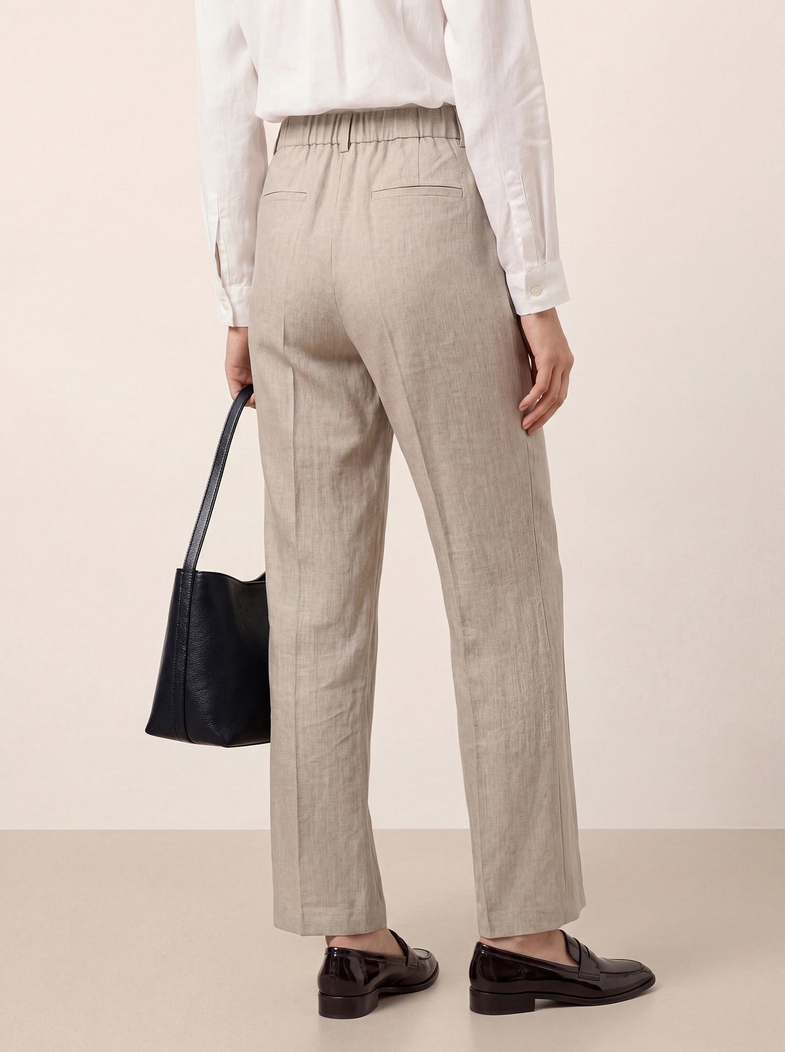 Fashionista Heaven Linen Wide-Leg Pants — Octavia