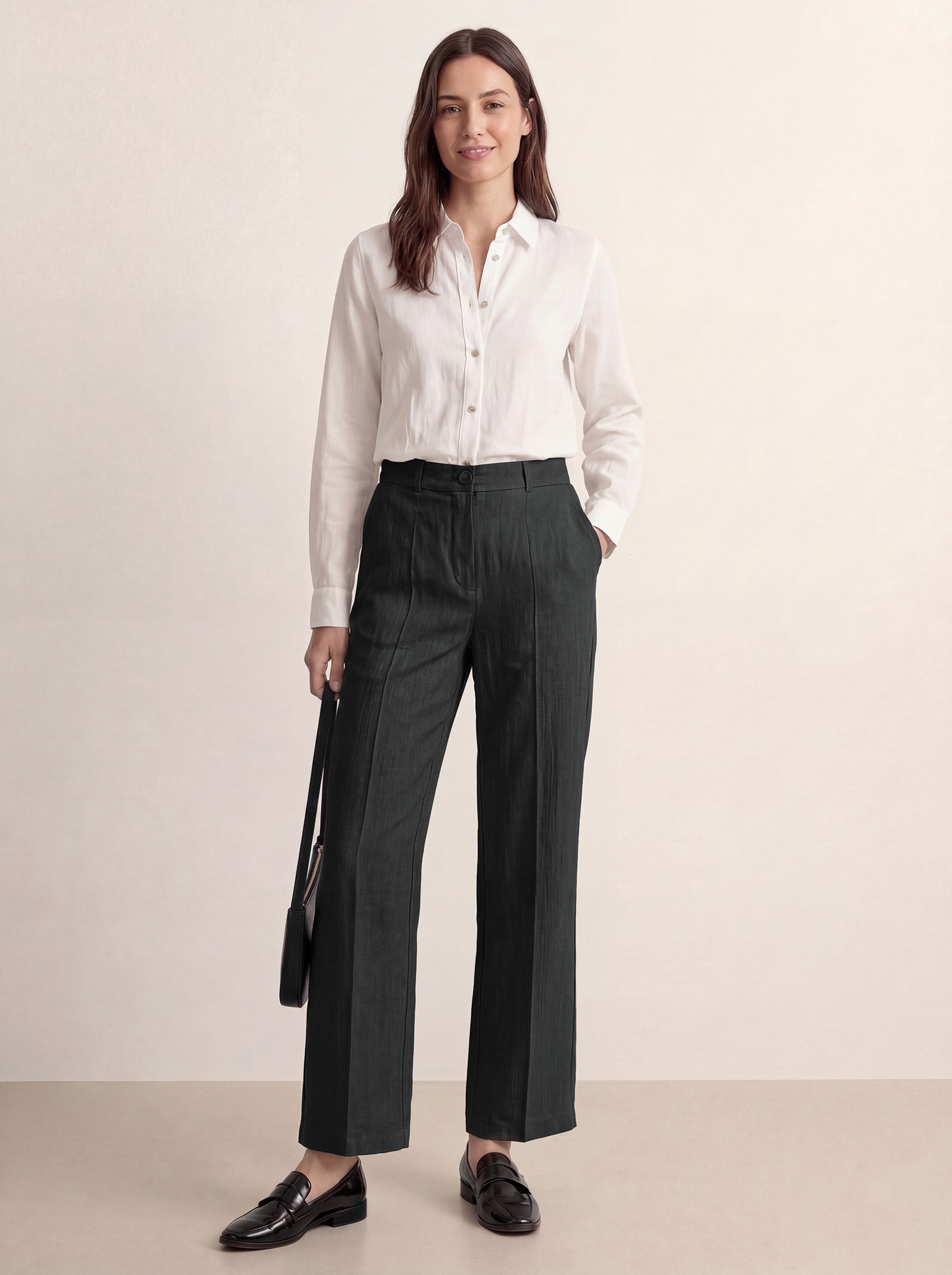 Fashionista Heaven Linen Wide-Leg Pants — Octavia