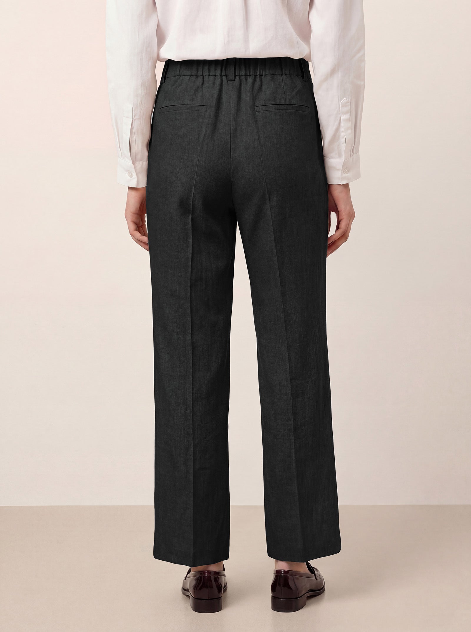 Fashionista Heaven Linen Wide-Leg Pants — Octavia